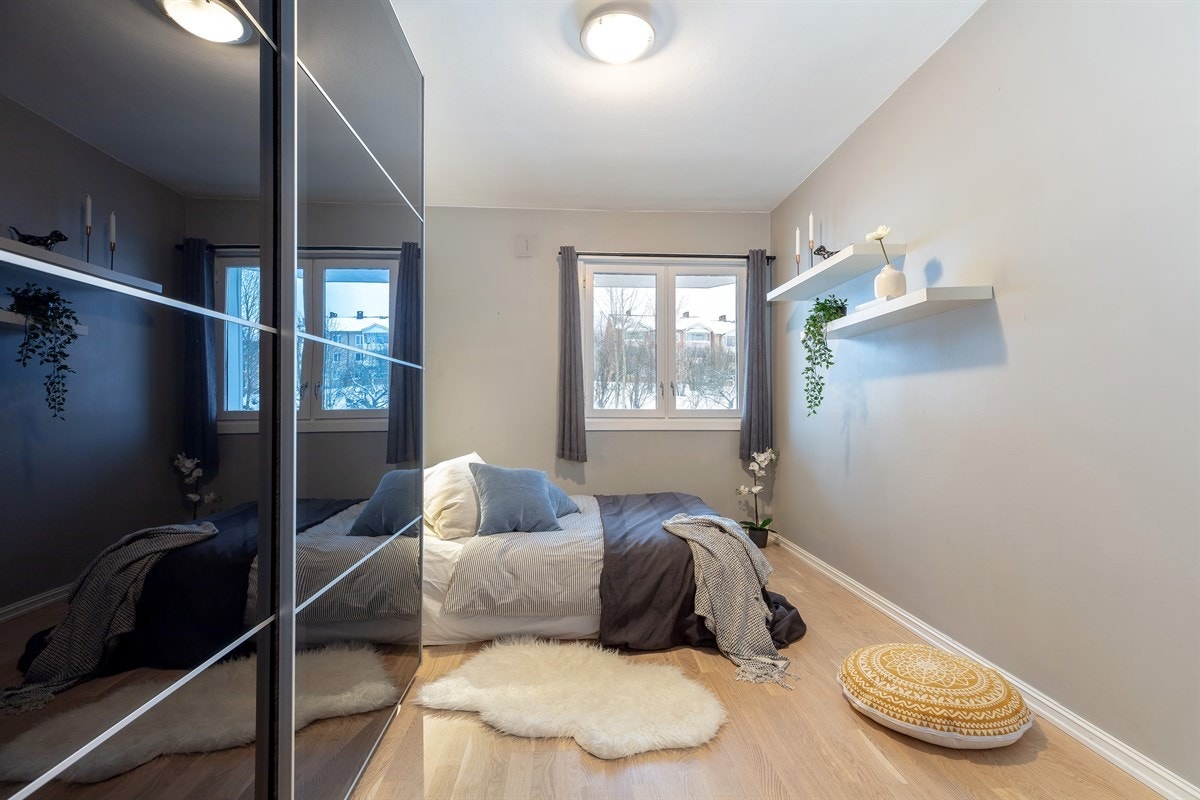 Romslig soverom Galleribilde