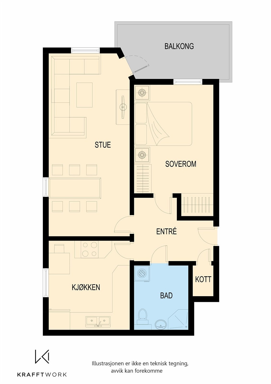 Plantegning Galleribilde