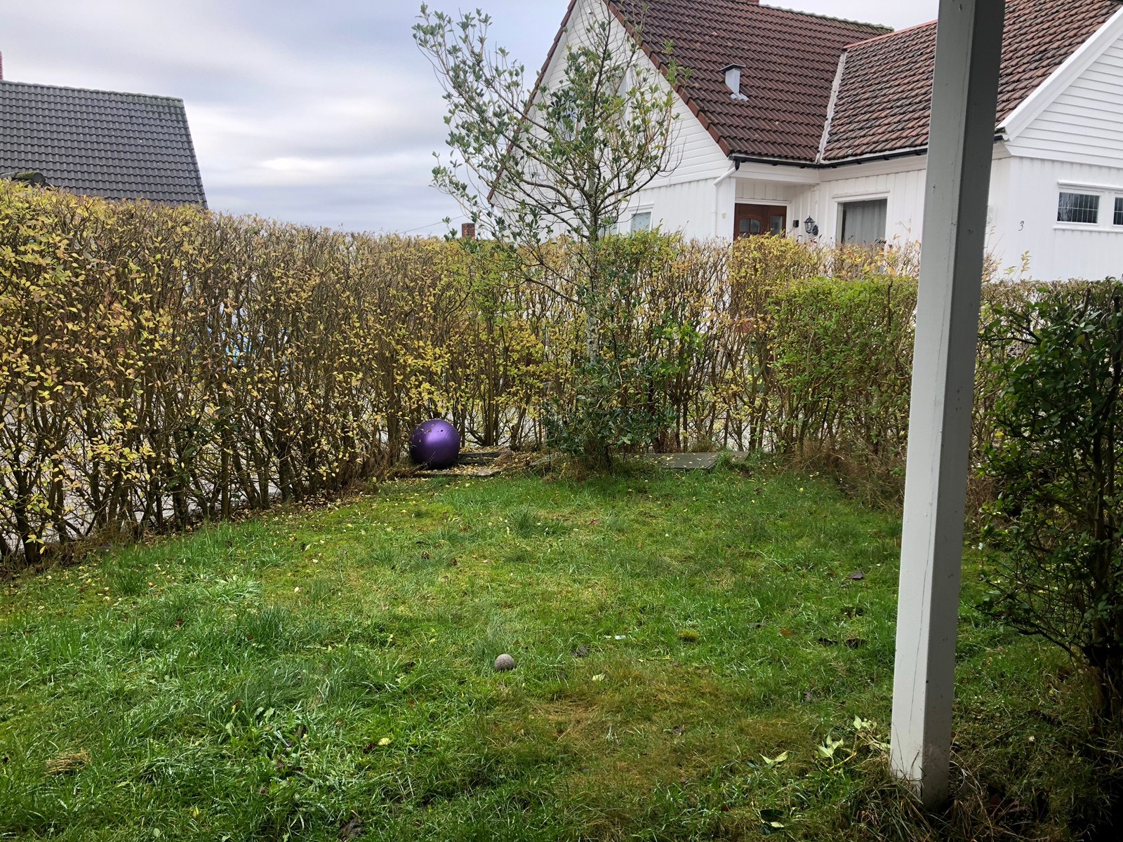 Privat hage med gode solforhold Galleribilde