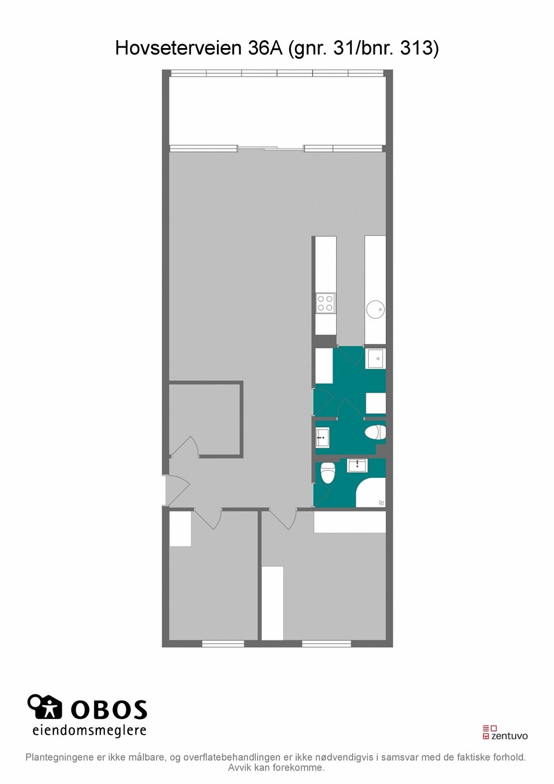 Veiledende planskisse. 2D Galleribilde