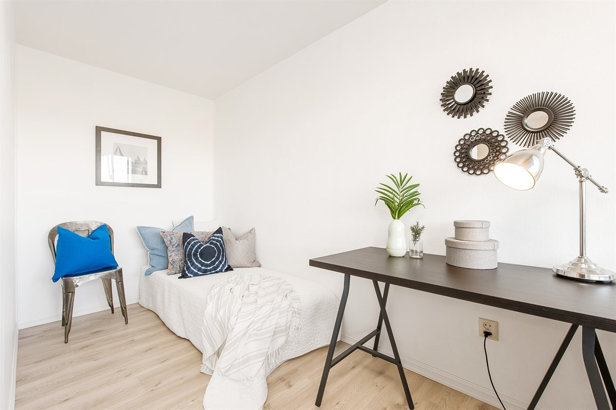 Soverom II kan fint brukes som både barnerom, gjesterom eller kontor. Galleribilde