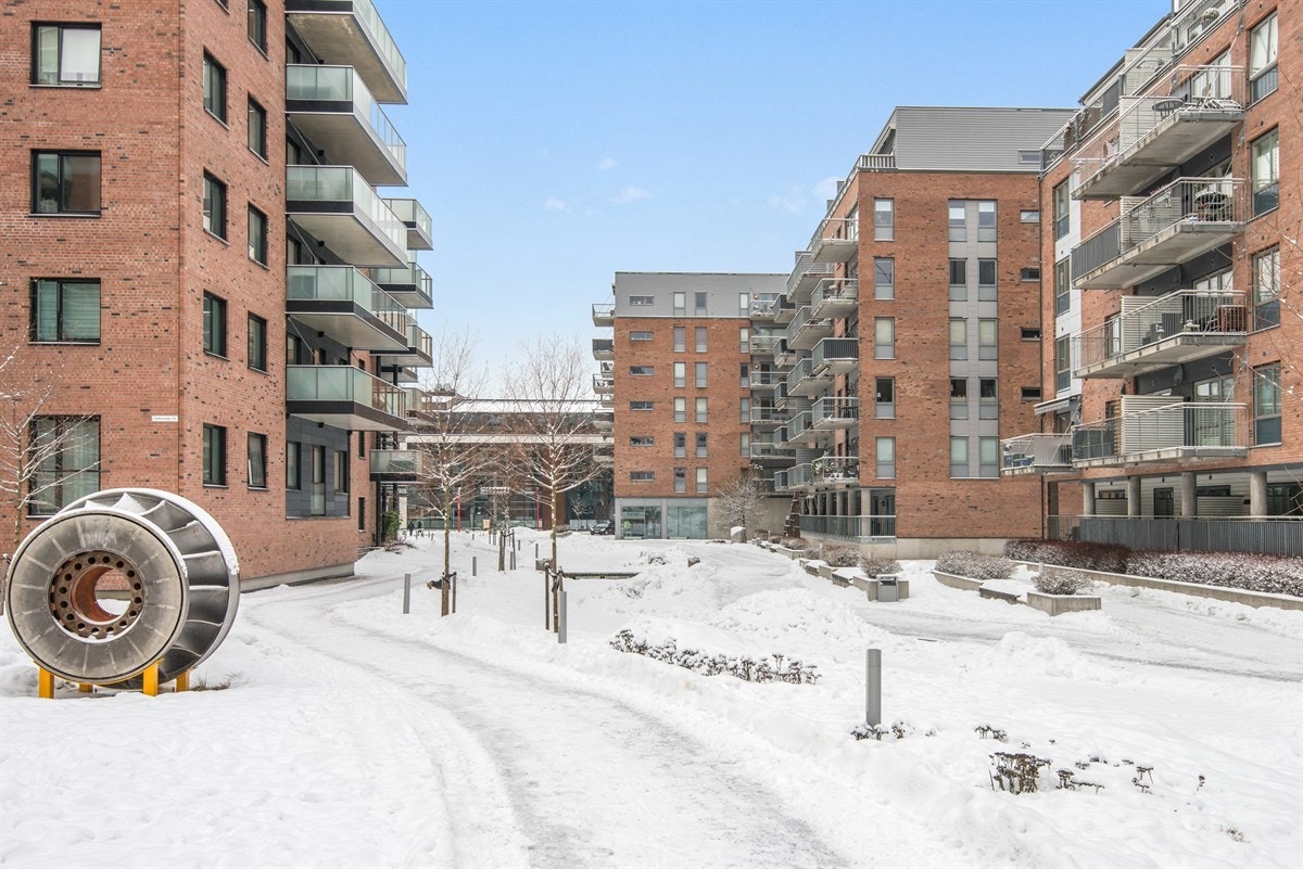 Uteområde i Kværnerbyen Galleribilde
