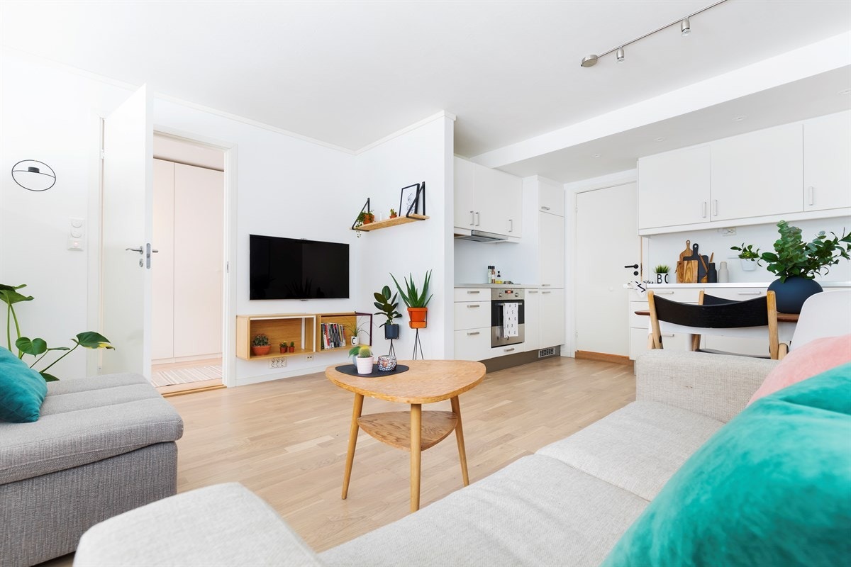 Stue med god plass Galleribilde