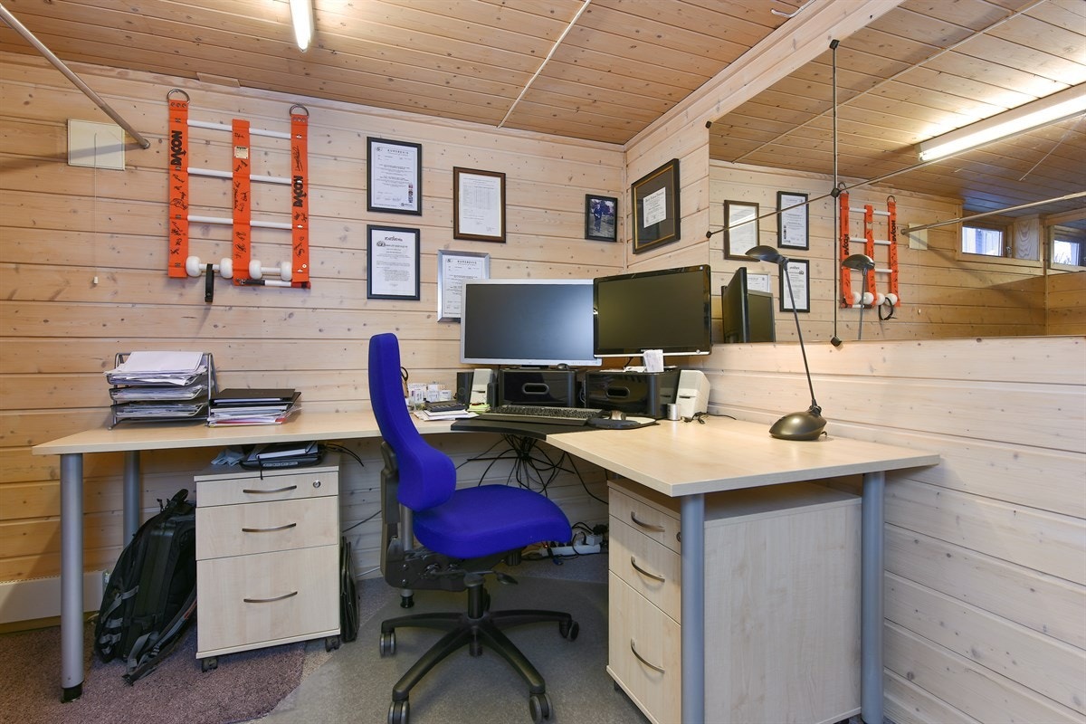 Innredet kontor. Galleribilde