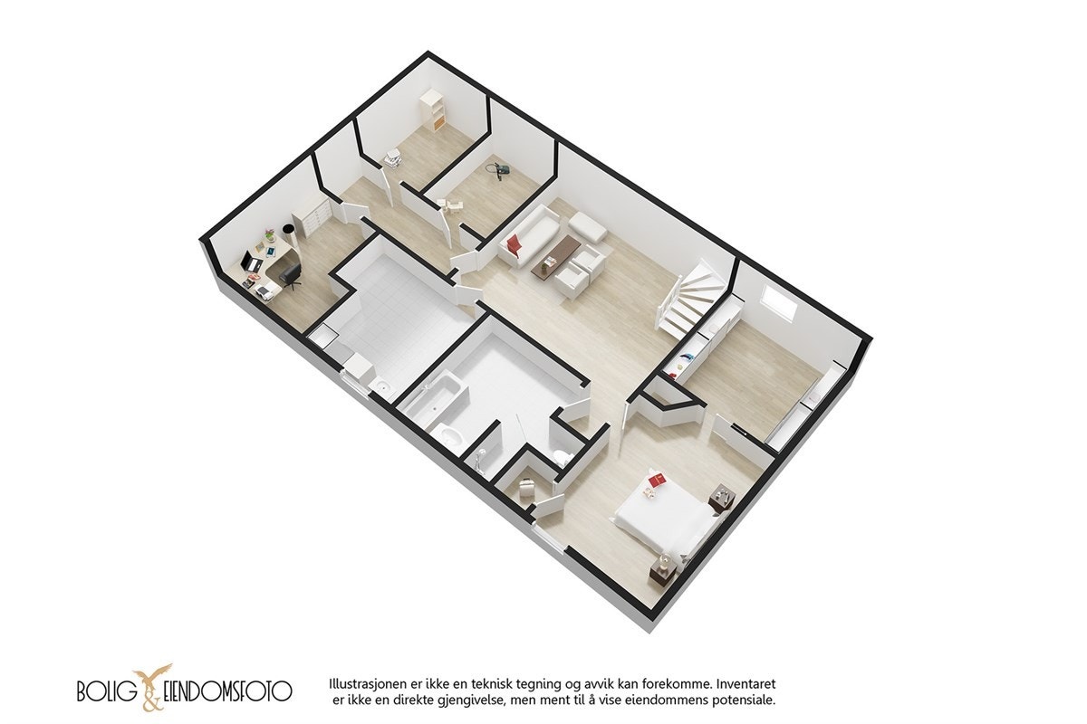 Plantegning underetasje. Galleribilde