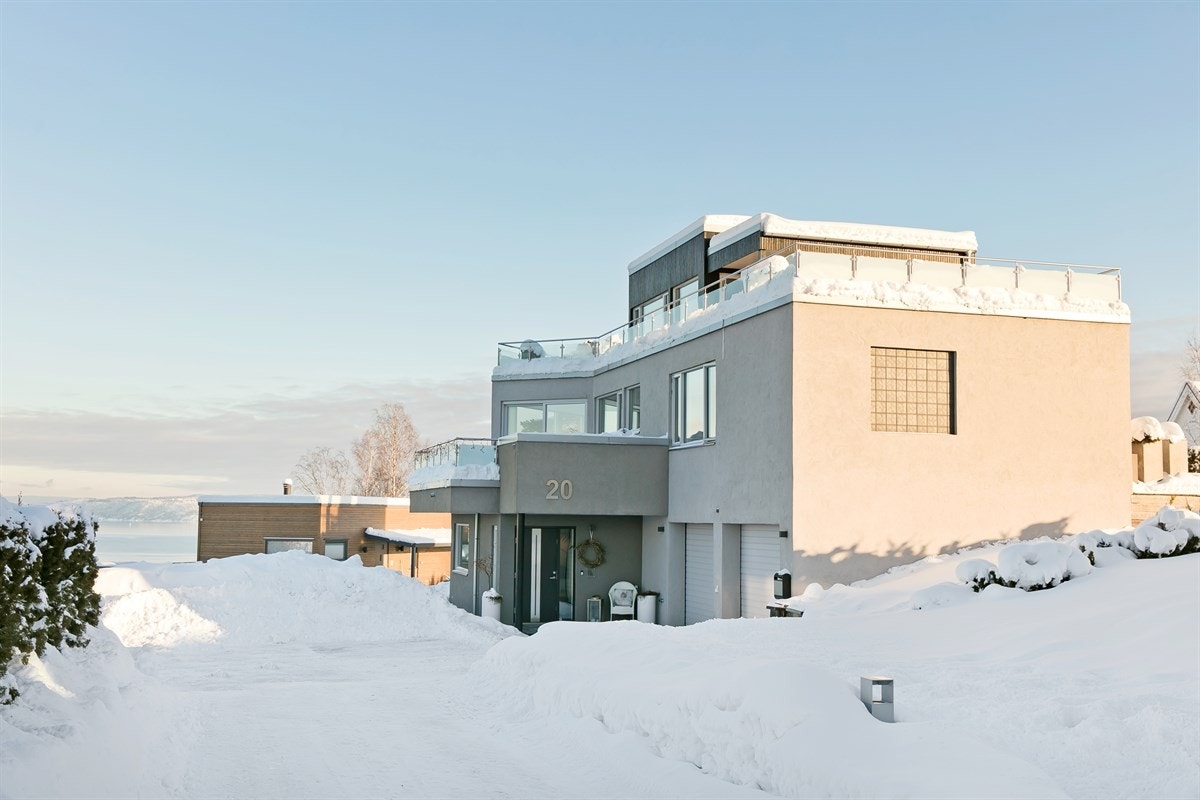 Vinterstemning i Vollen Galleribilde