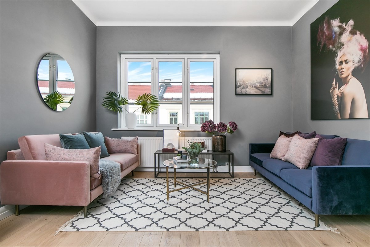 God plass til ønsket møblement. Galleribilde