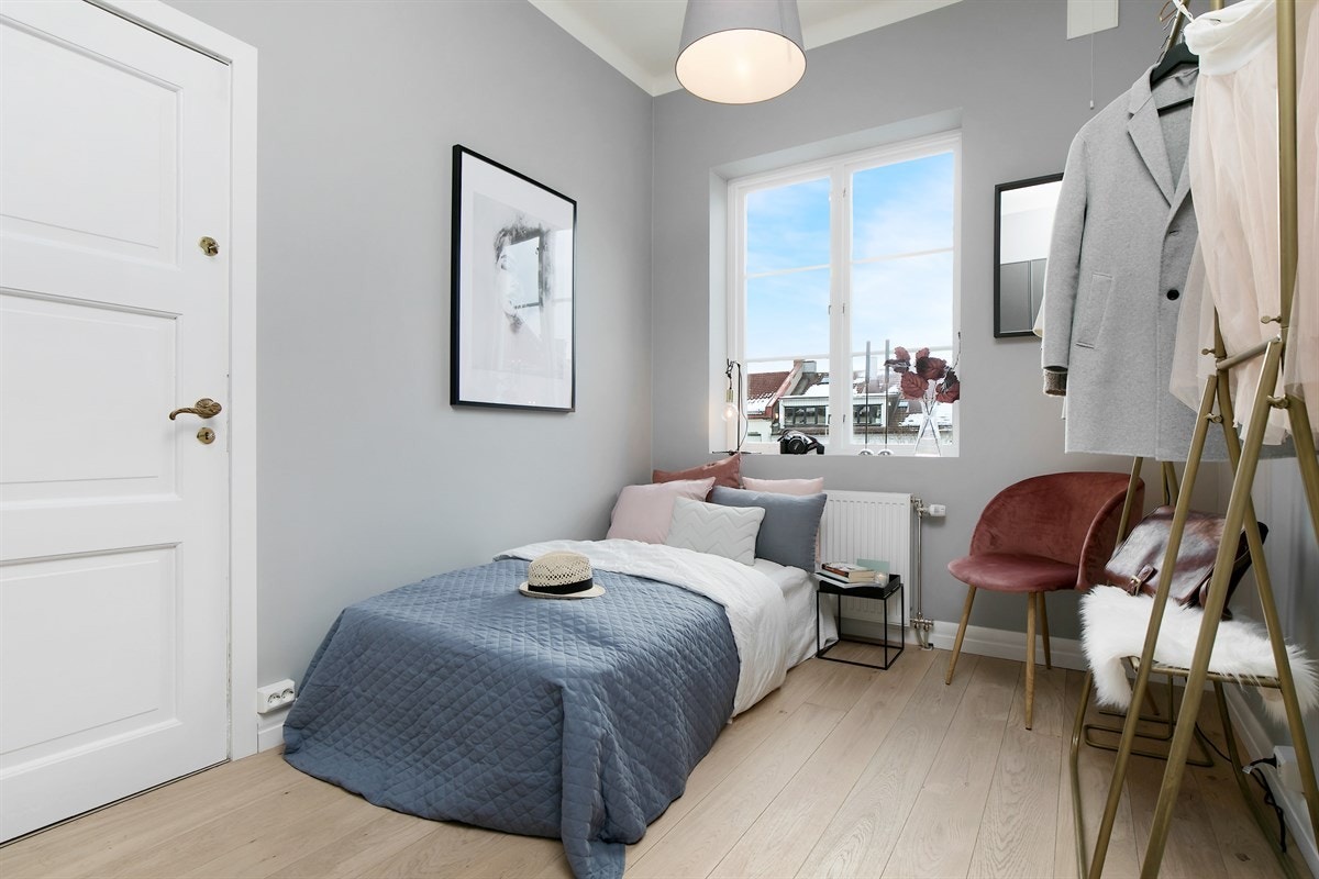 Soverom 2 har også plass til dobbeltseng. Galleribilde