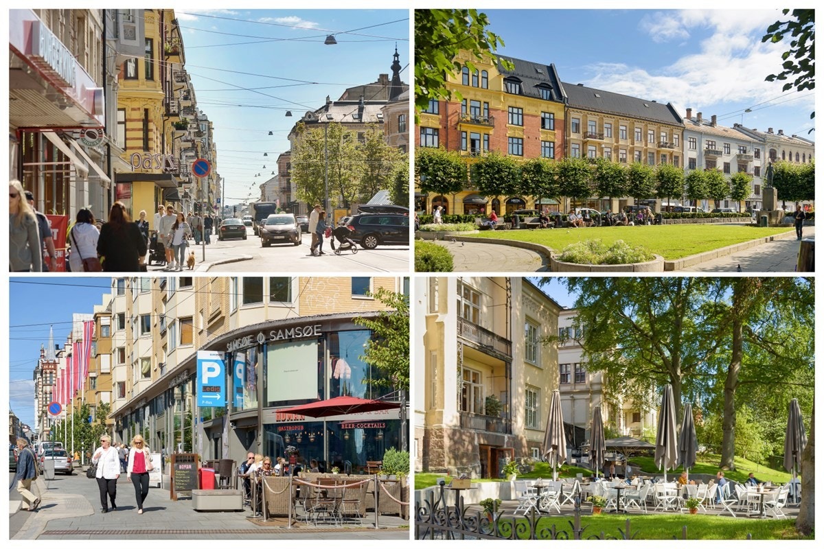 Ca. 250 meter til handlegaten Bogstadveien og Valkyrieplass. Galleribilde