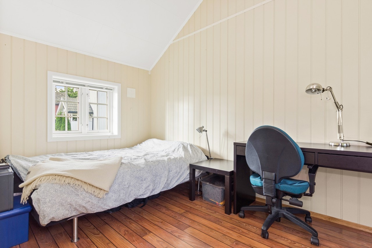 Soverommet er på hele 12 kvm Galleribilde