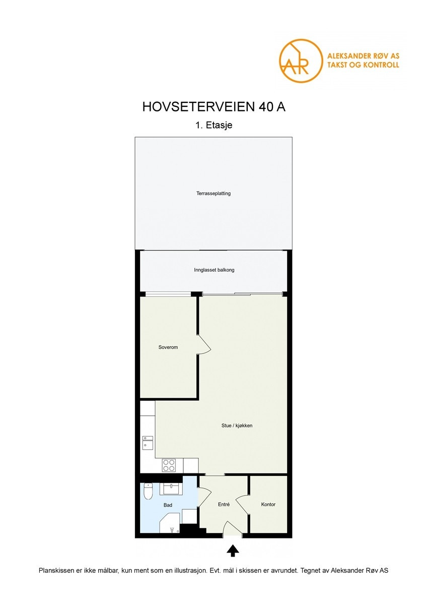 Planskisse Galleribilde