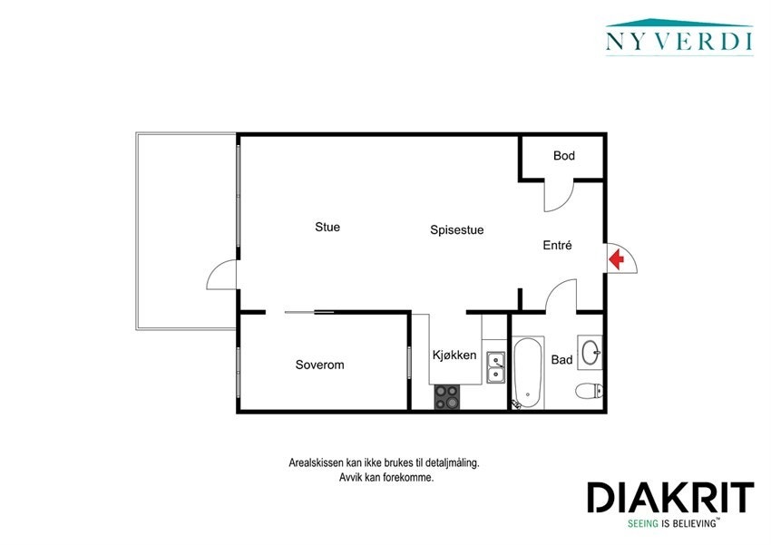 Plantegning Galleribilde