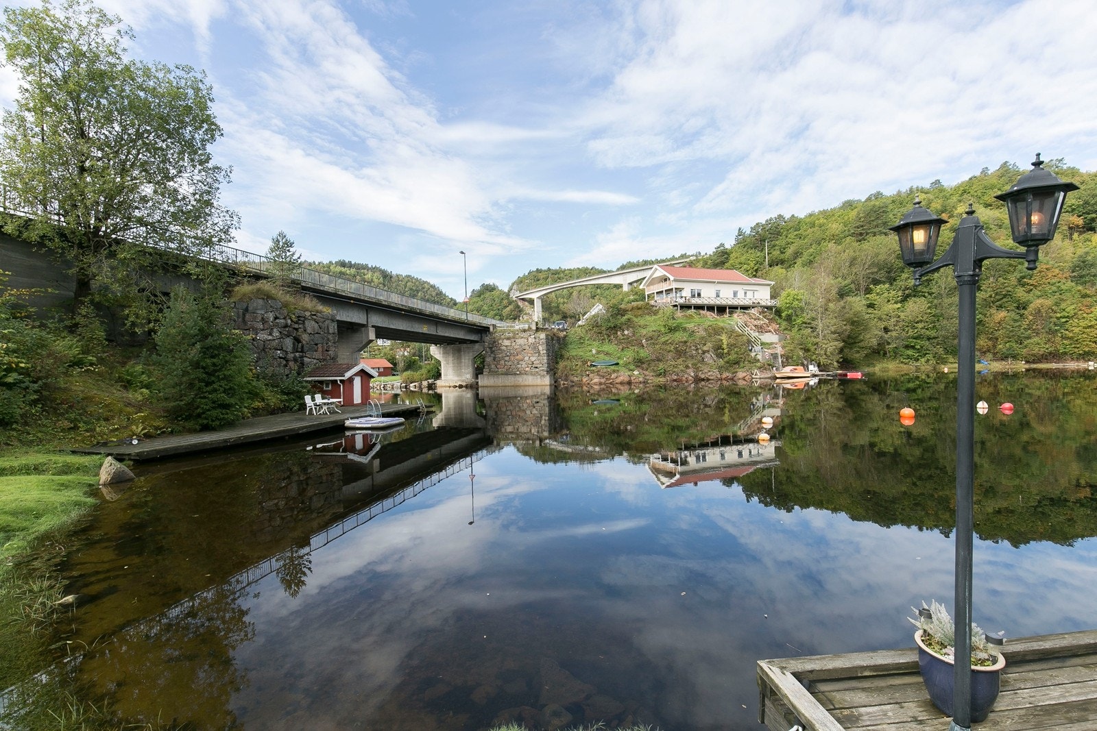 Utsikt fra brygga Galleribilde
