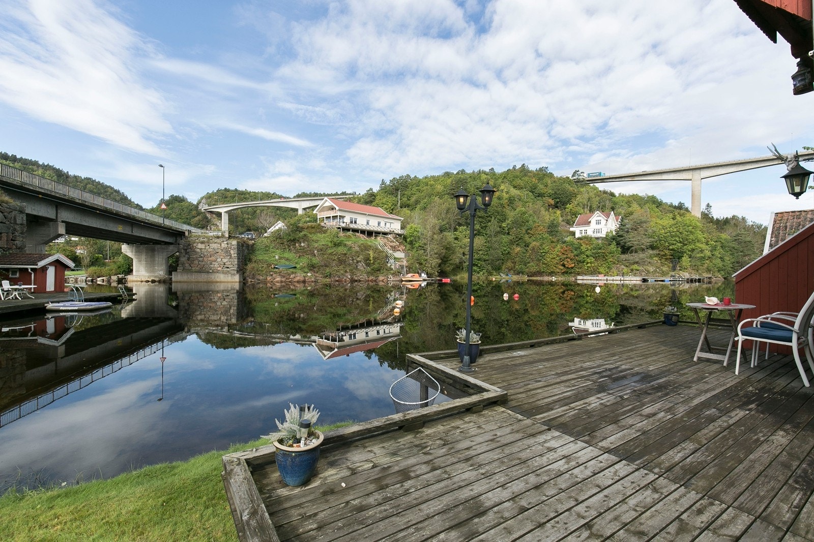 Utsikt fra brygga Galleribilde