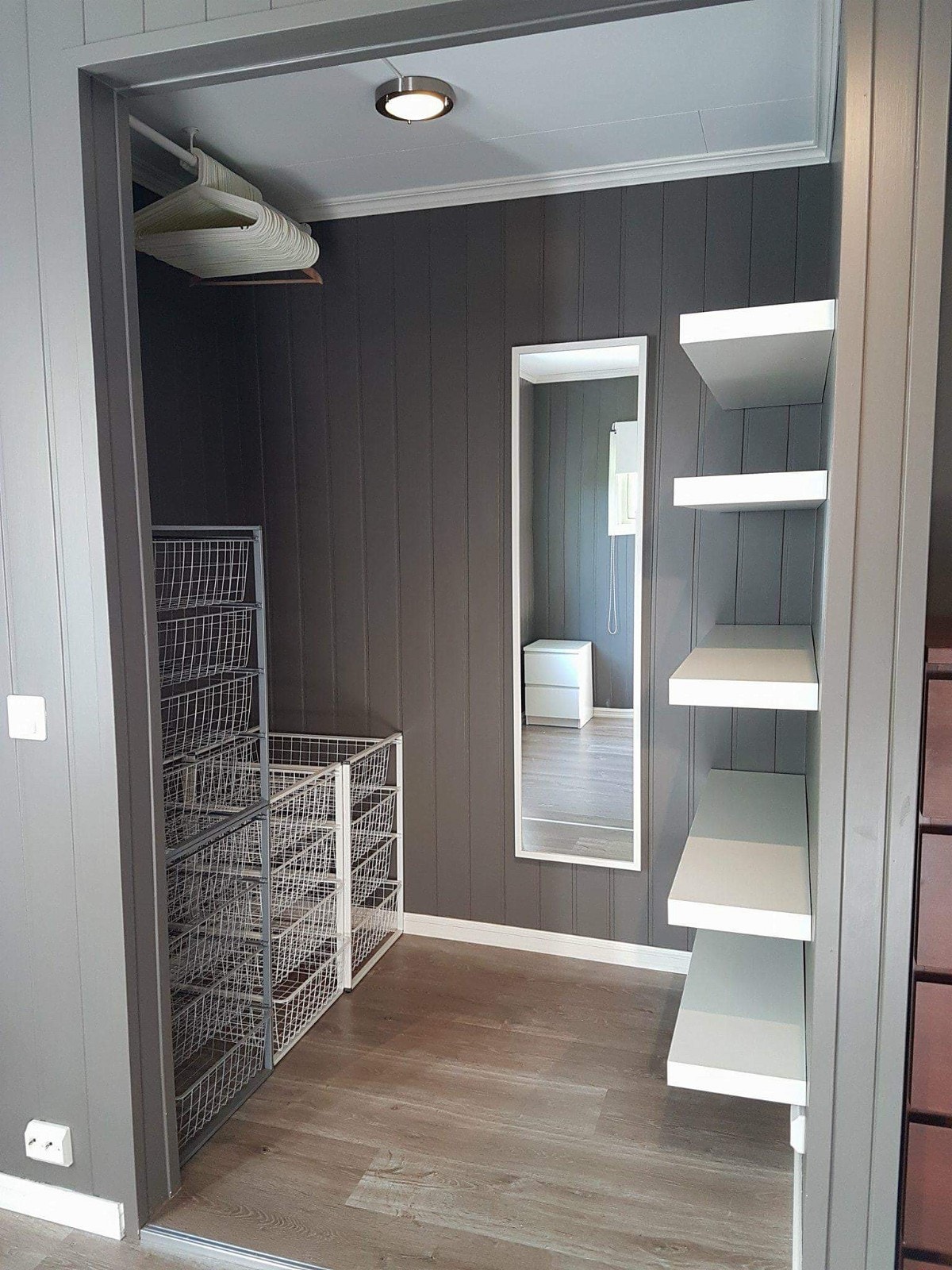 Walk in garederobe på soveromet Galleribilde