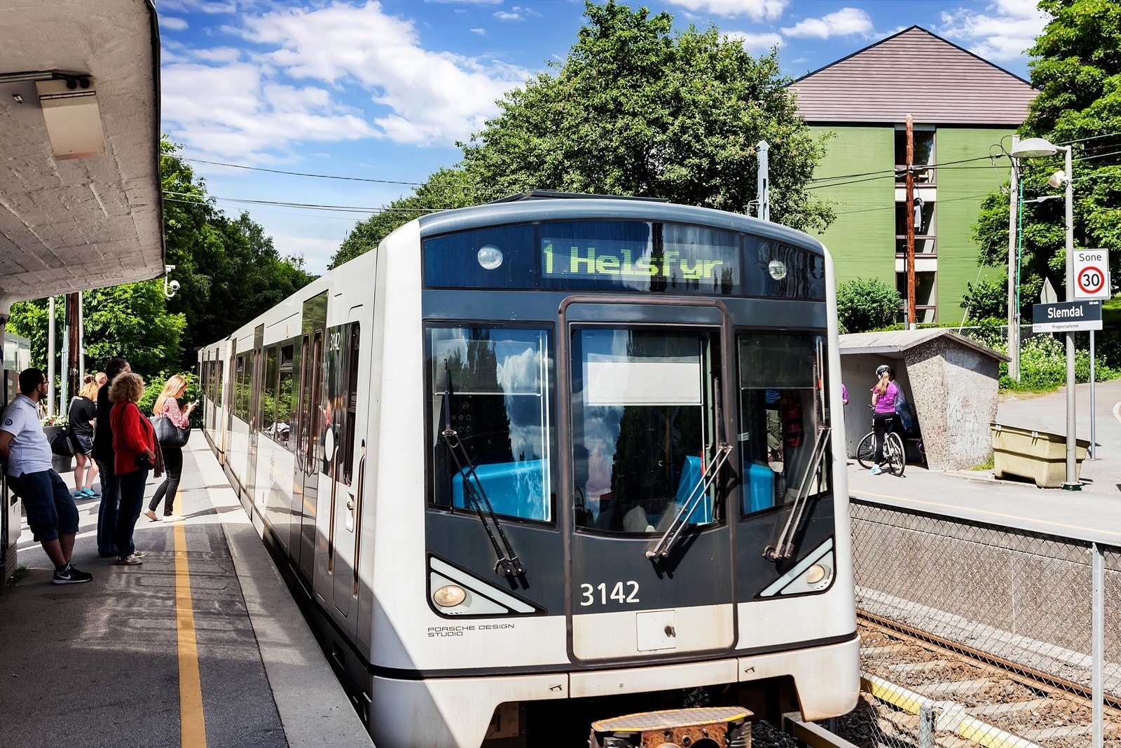 T-banen fra Slemdal Galleribilde