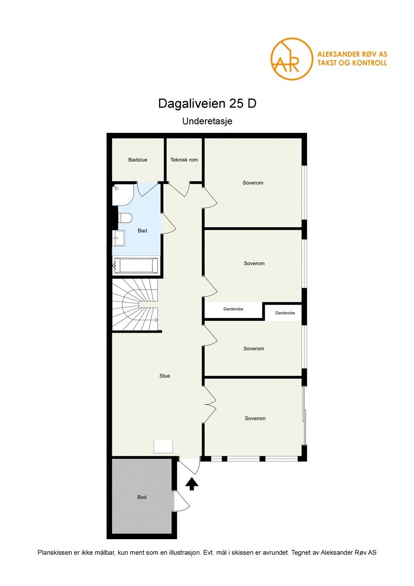 Planskisse u.etg. Galleribilde