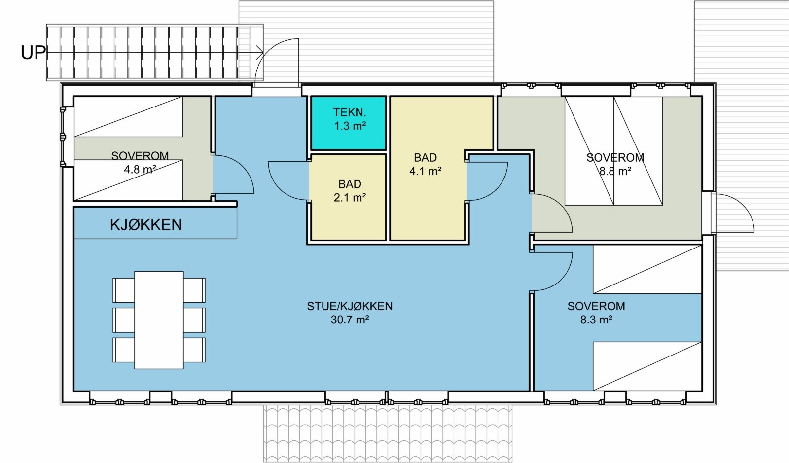 Planløsning Loftet Galleribilde