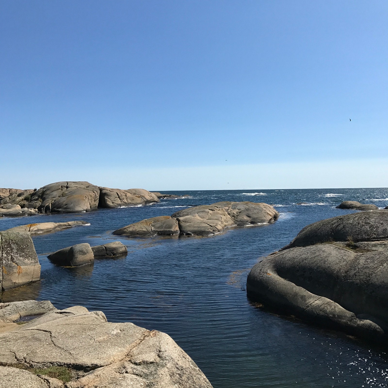 Mange koselige plasser på svabergene nedenfor hytta. Galleribilde