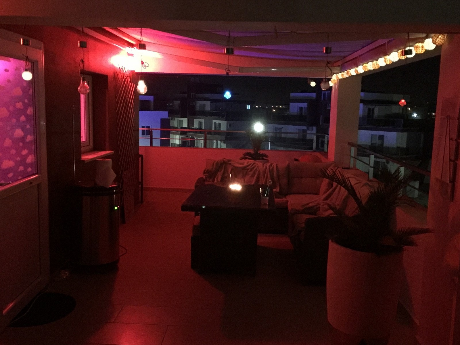 Magisk stemning på takterrassen Galleribilde
