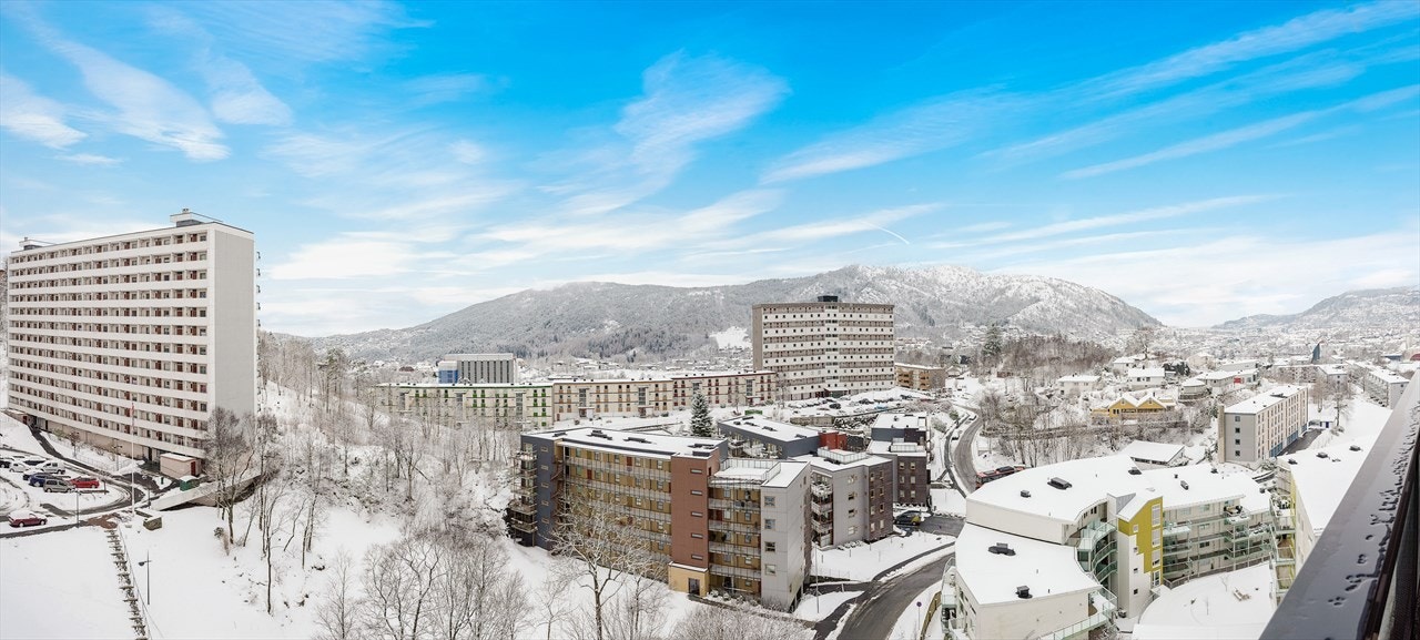 Fra verandaen har en en enestående utsikt, med svært gode solforhold. Galleribilde