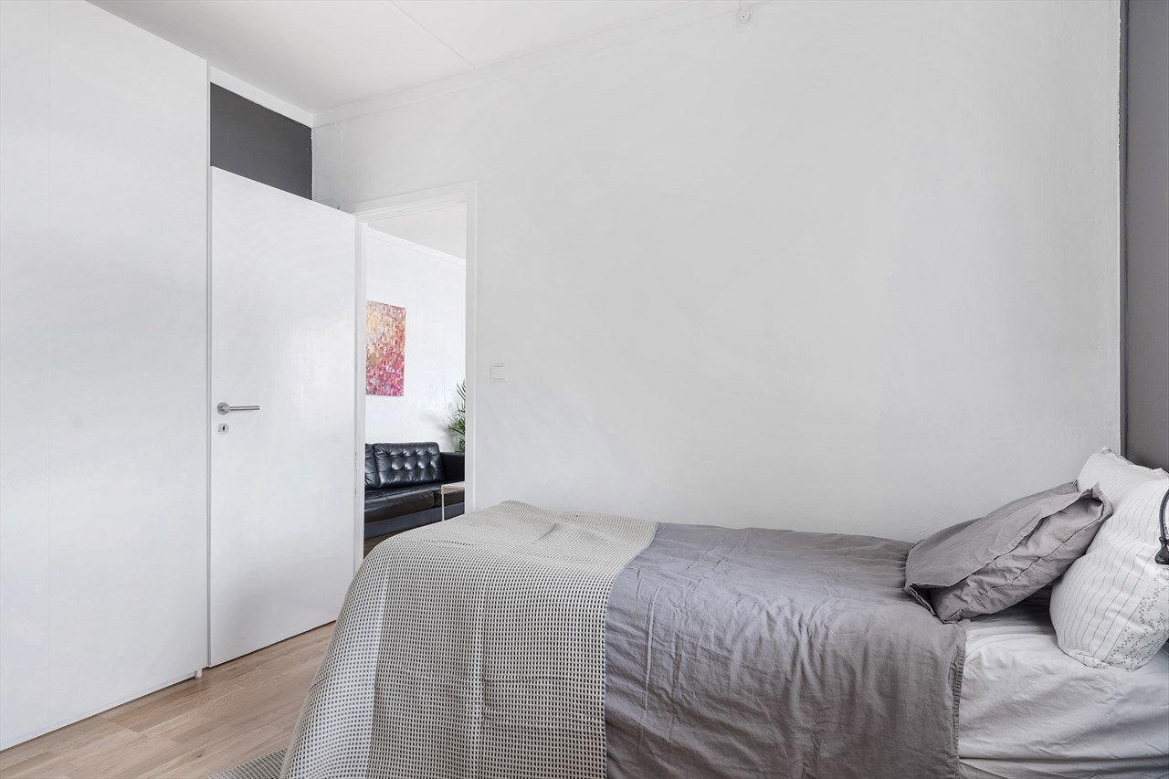 Det tredjesoverommet er på ca 9,4m2 og har tilkobling til stue. Galleribilde