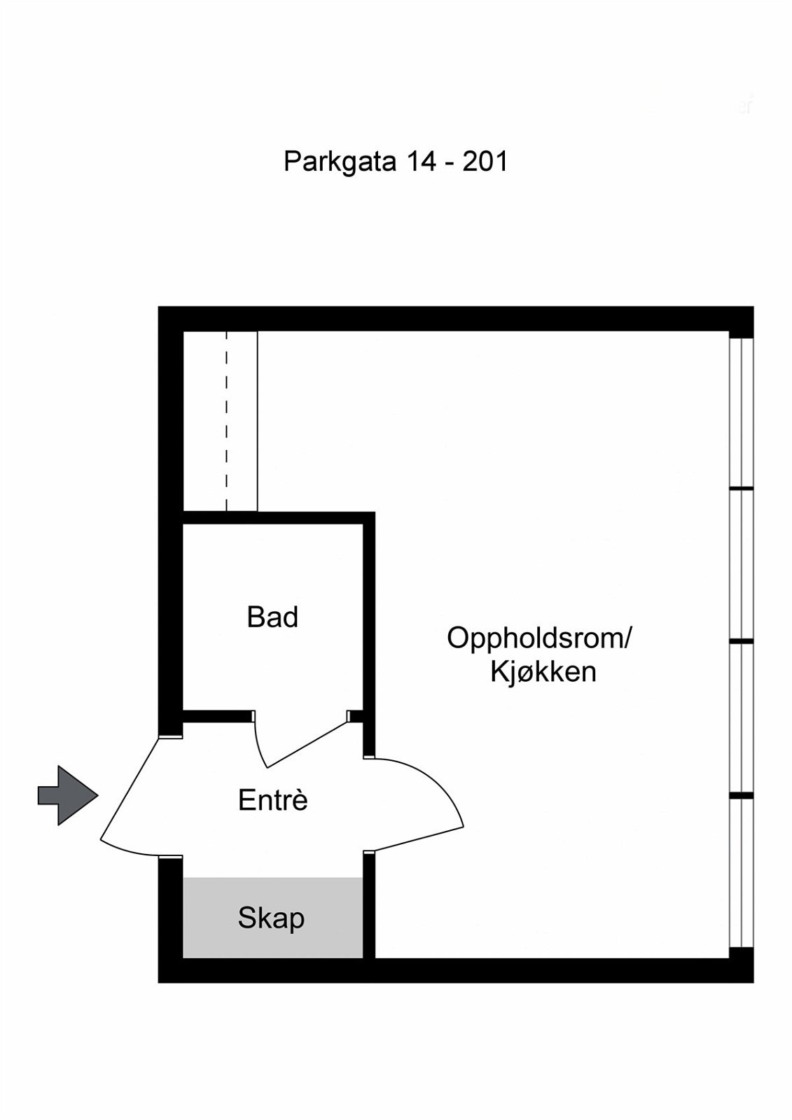 Planskisse Galleribilde