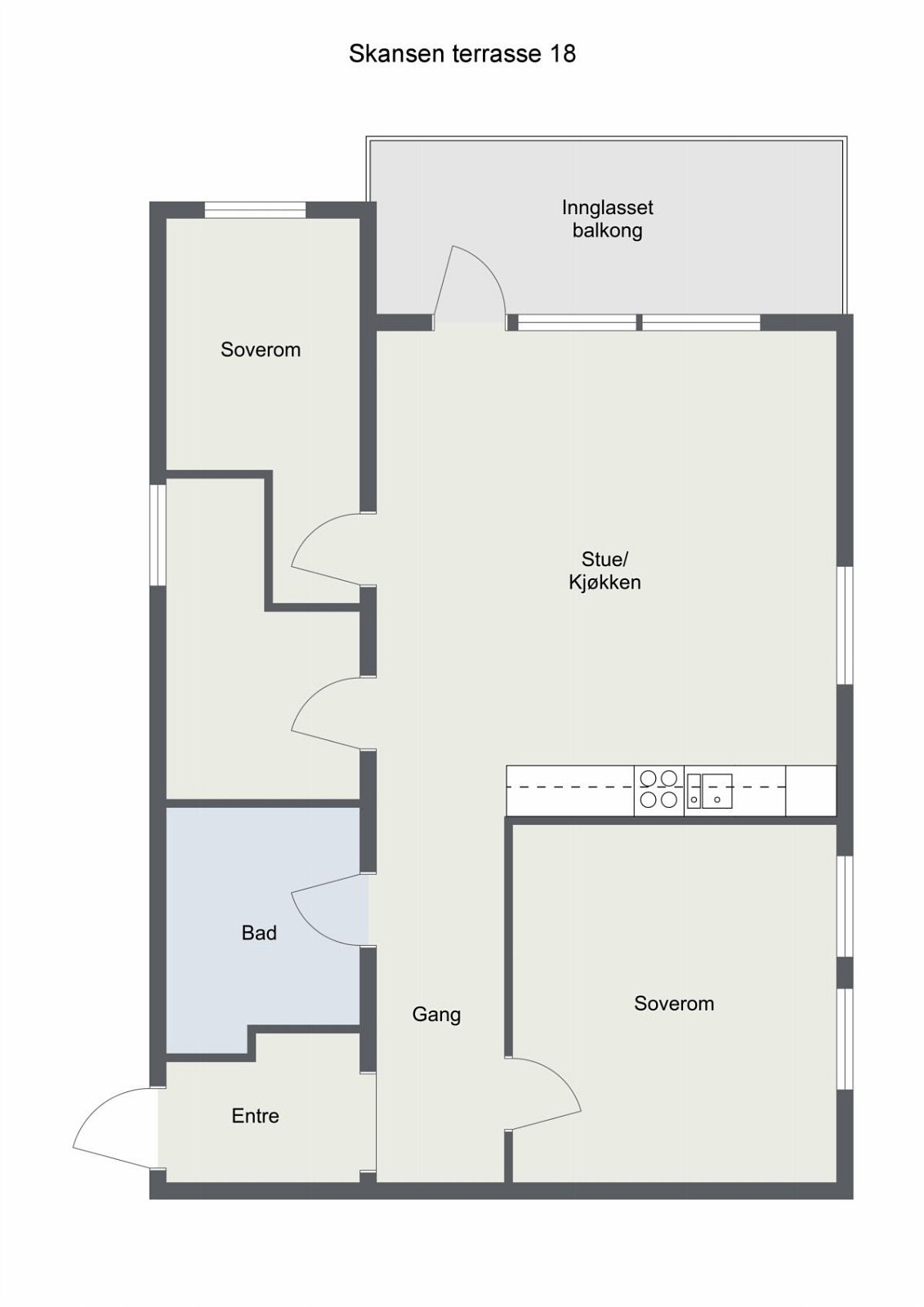 Plantegning Galleribilde