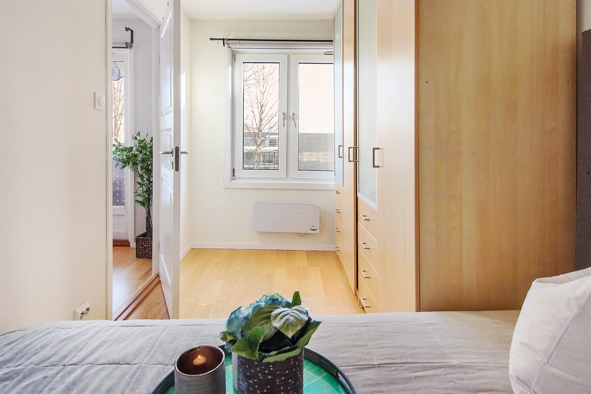 Stille og rolig beliggenhet med utsyn mot grøntområder Galleribilde