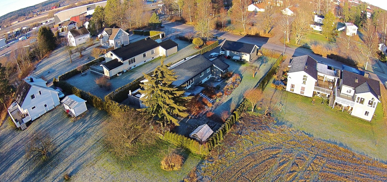 Dronefoto Galleribilde