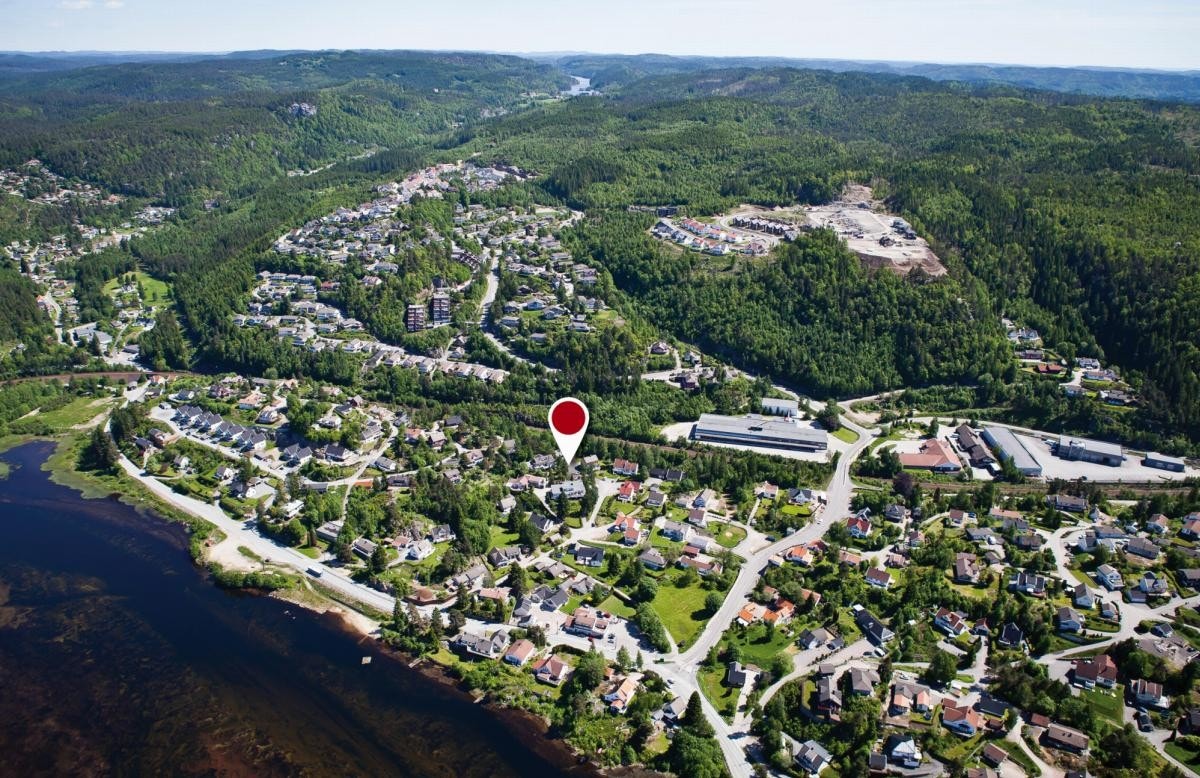 Flyfoto - beliggenhet Galleribilde