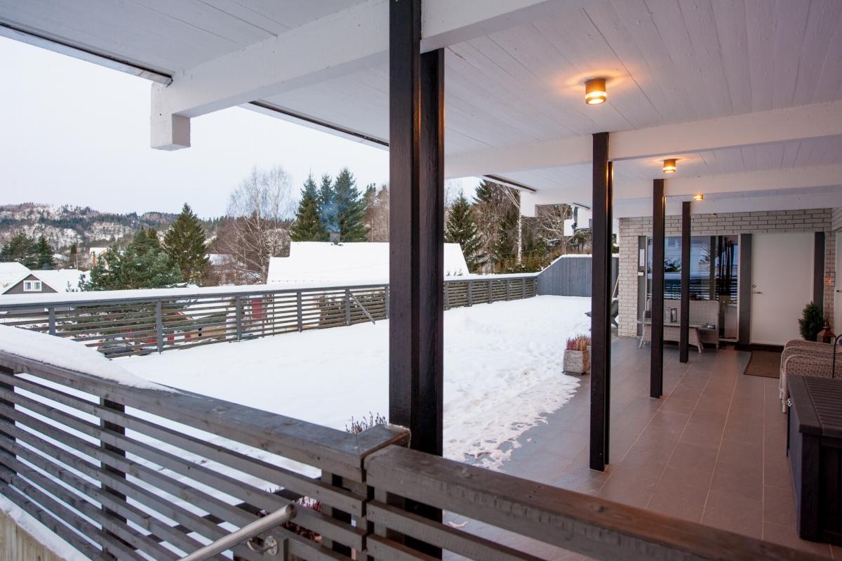 Terrasse - vinter Galleribilde