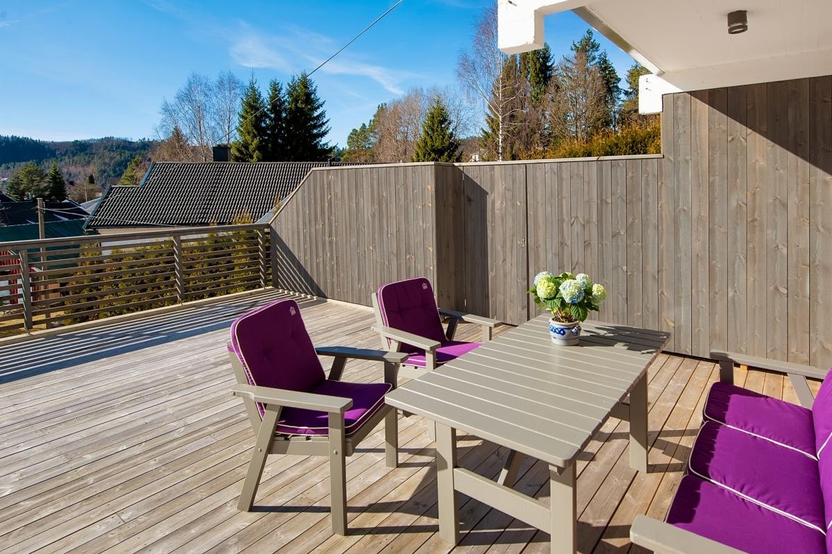 Usjenert terrasse Galleribilde