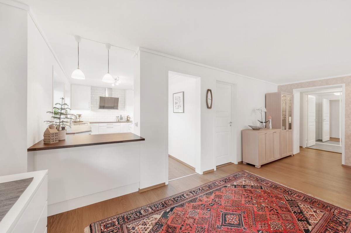 Delvis åpen løsning til kjøkken Galleribilde