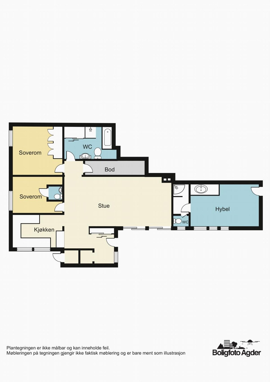 Planskisse Galleribilde