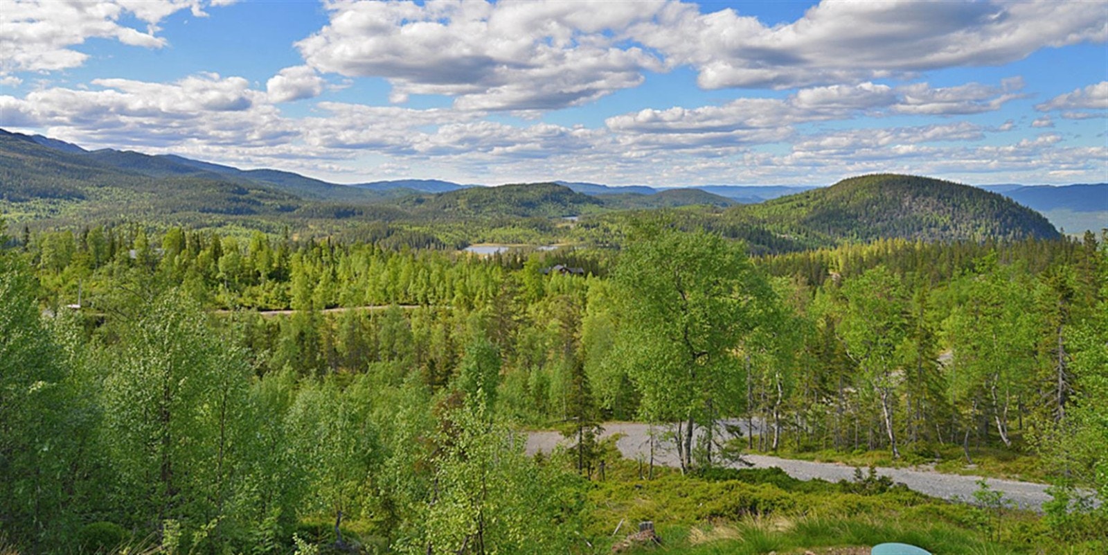 Utsikt fra tomteområdet. Galleribilde