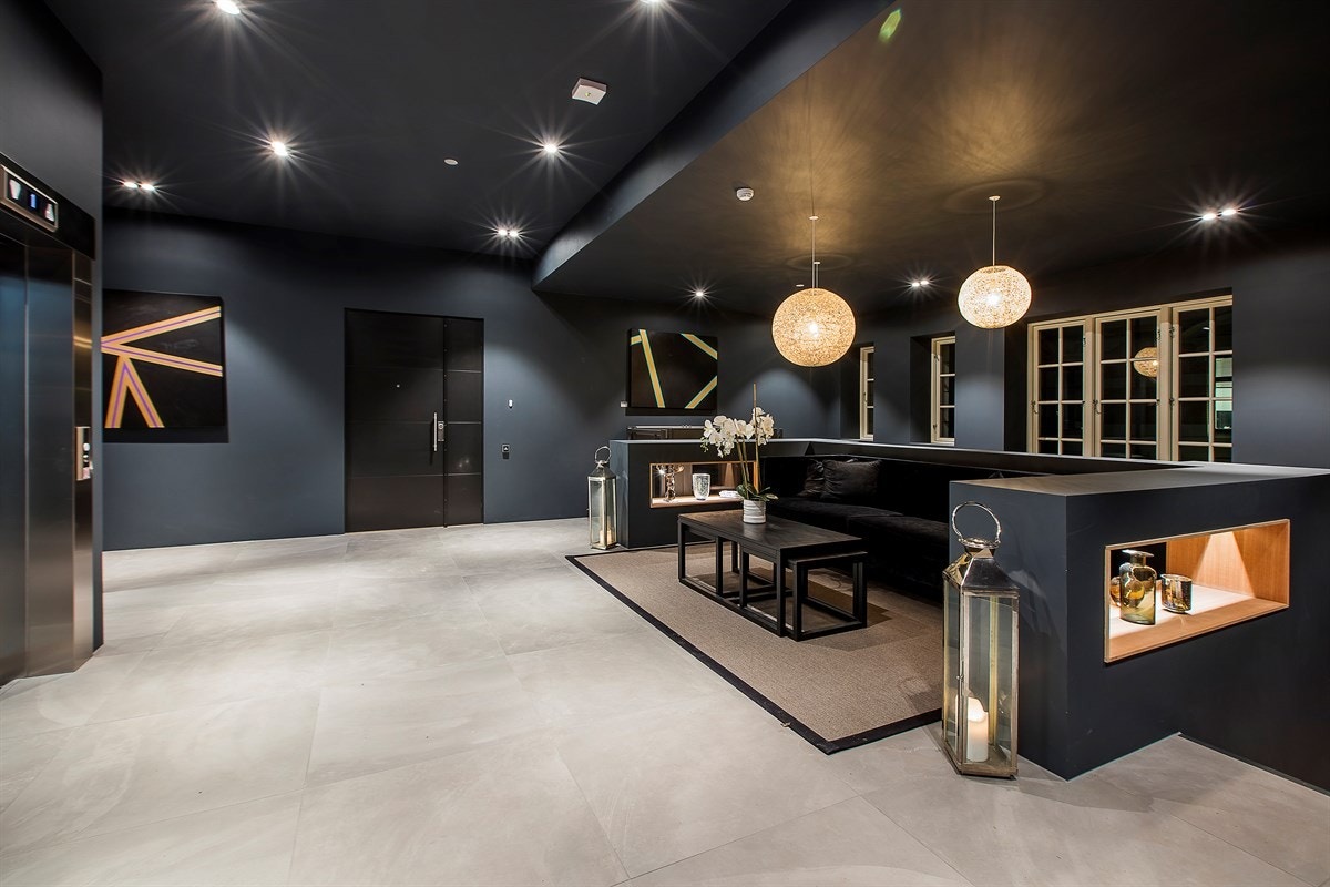 Luksuriøse fellesområder til glede for alle leilighetene. Galleribilde