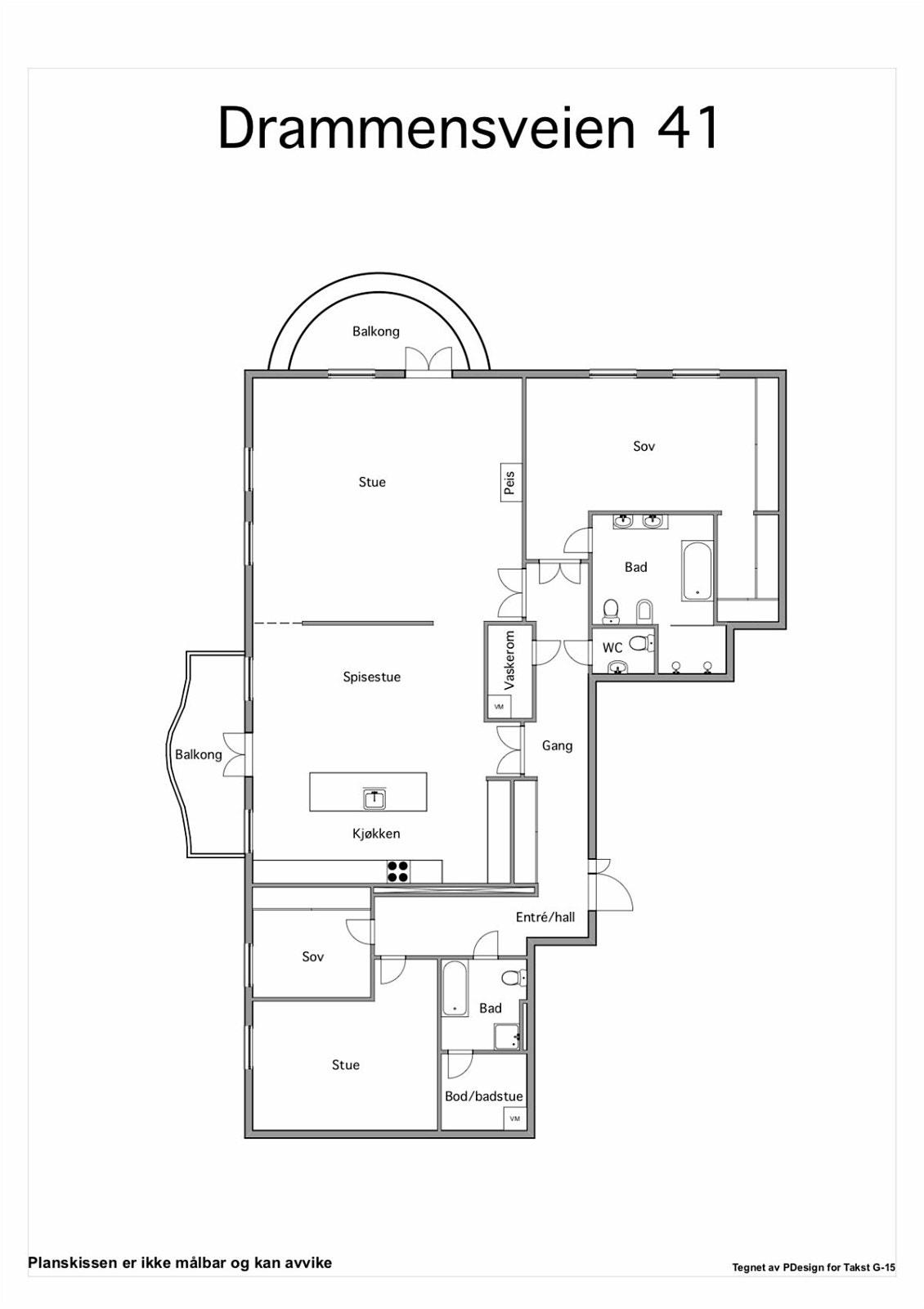 Plantegning. Galleribilde