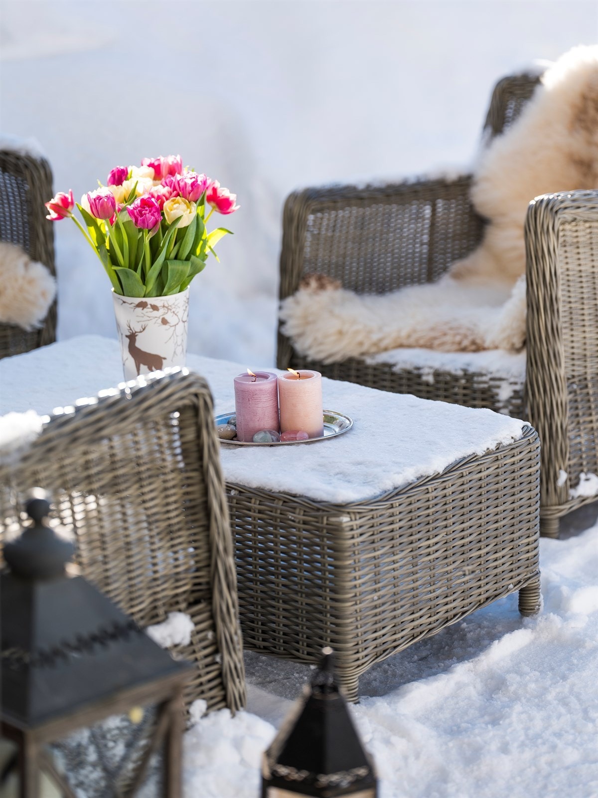 Detalj markterrasse. Galleribilde