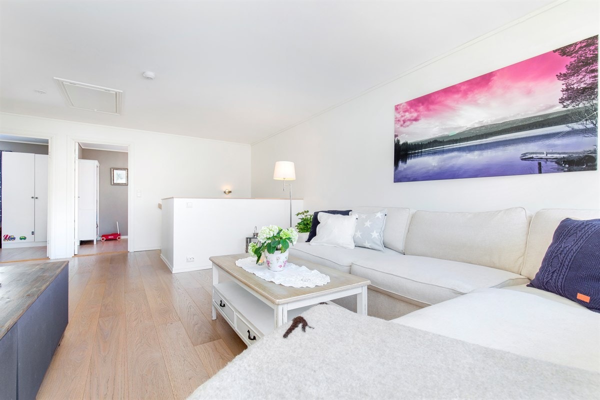 Loftsstuen gir et ekstra spillrom for familien. Galleribilde