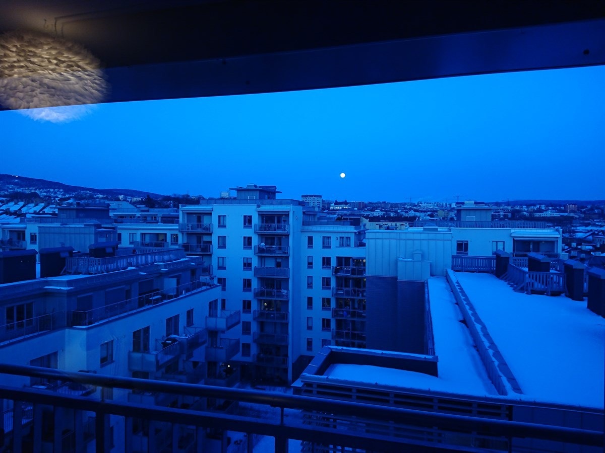 Natten senker seg Galleribilde