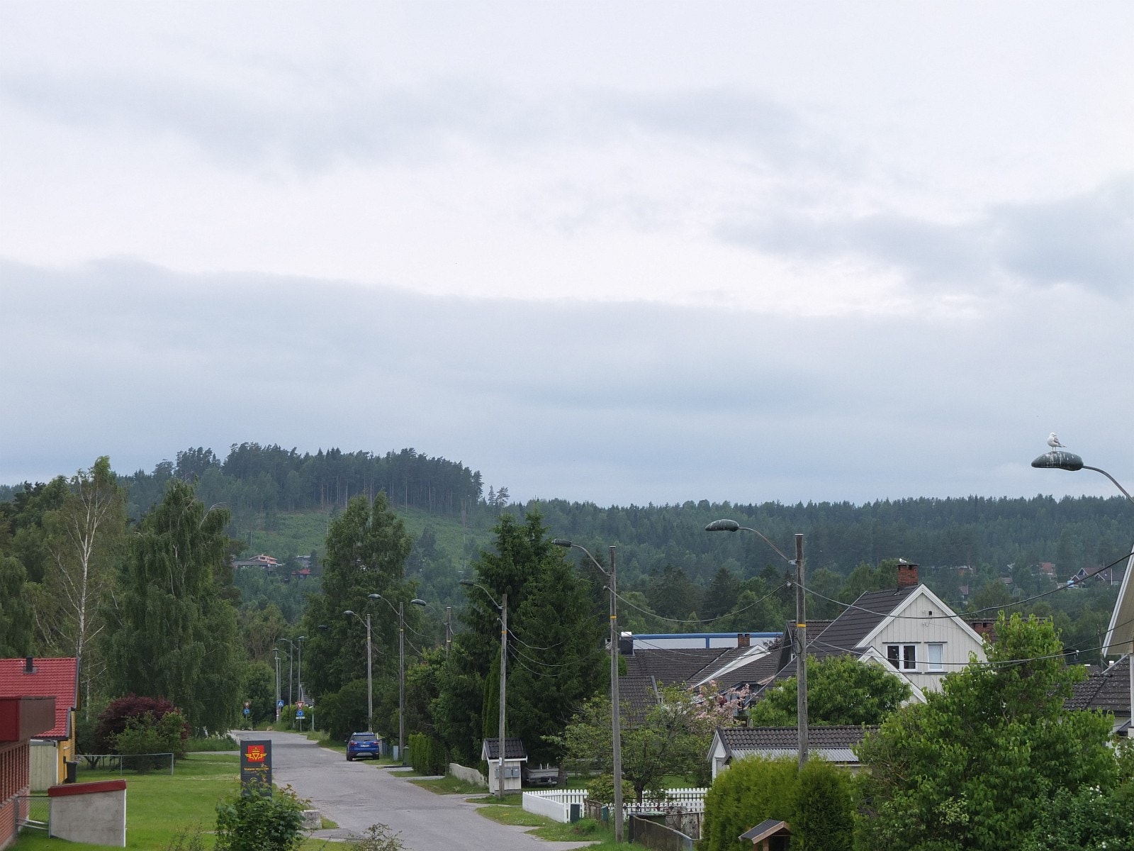 Utsikt fra balkong Galleribilde