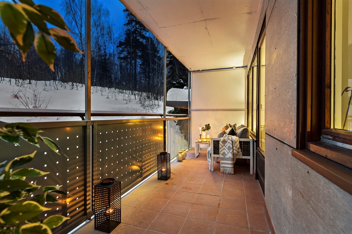 - Kveldsbilde balkong - Galleribilde