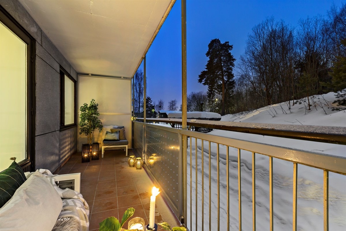 - Kveldsbilde balkong - Galleribilde