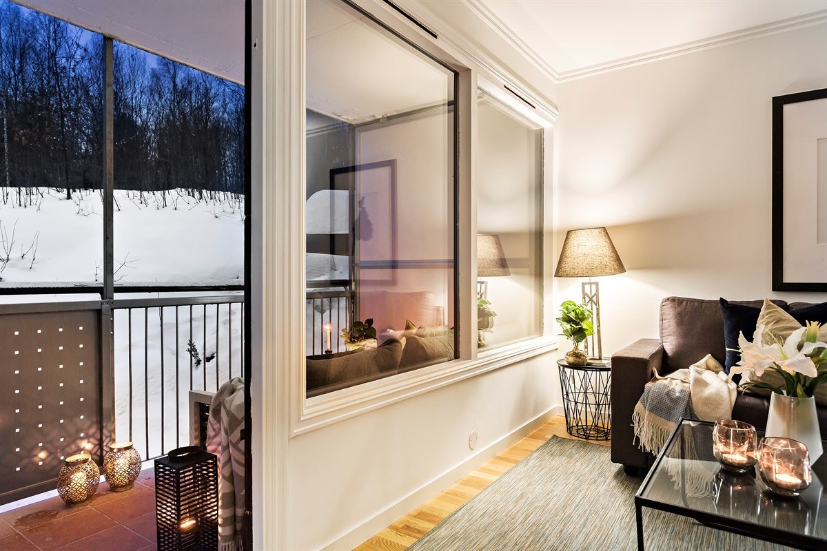 - Kveldsbilde stue/balkong - Galleribilde