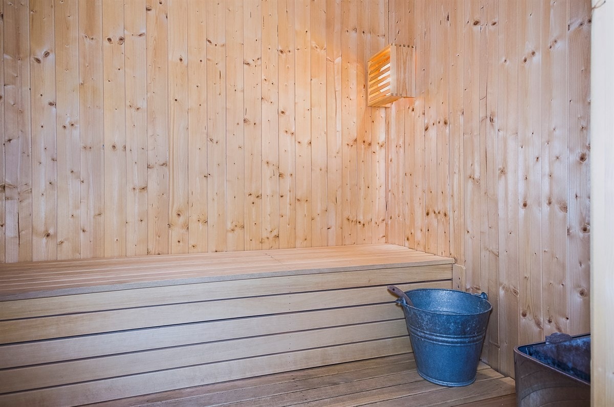 Badstue innenfor badet i første etasje Galleribilde