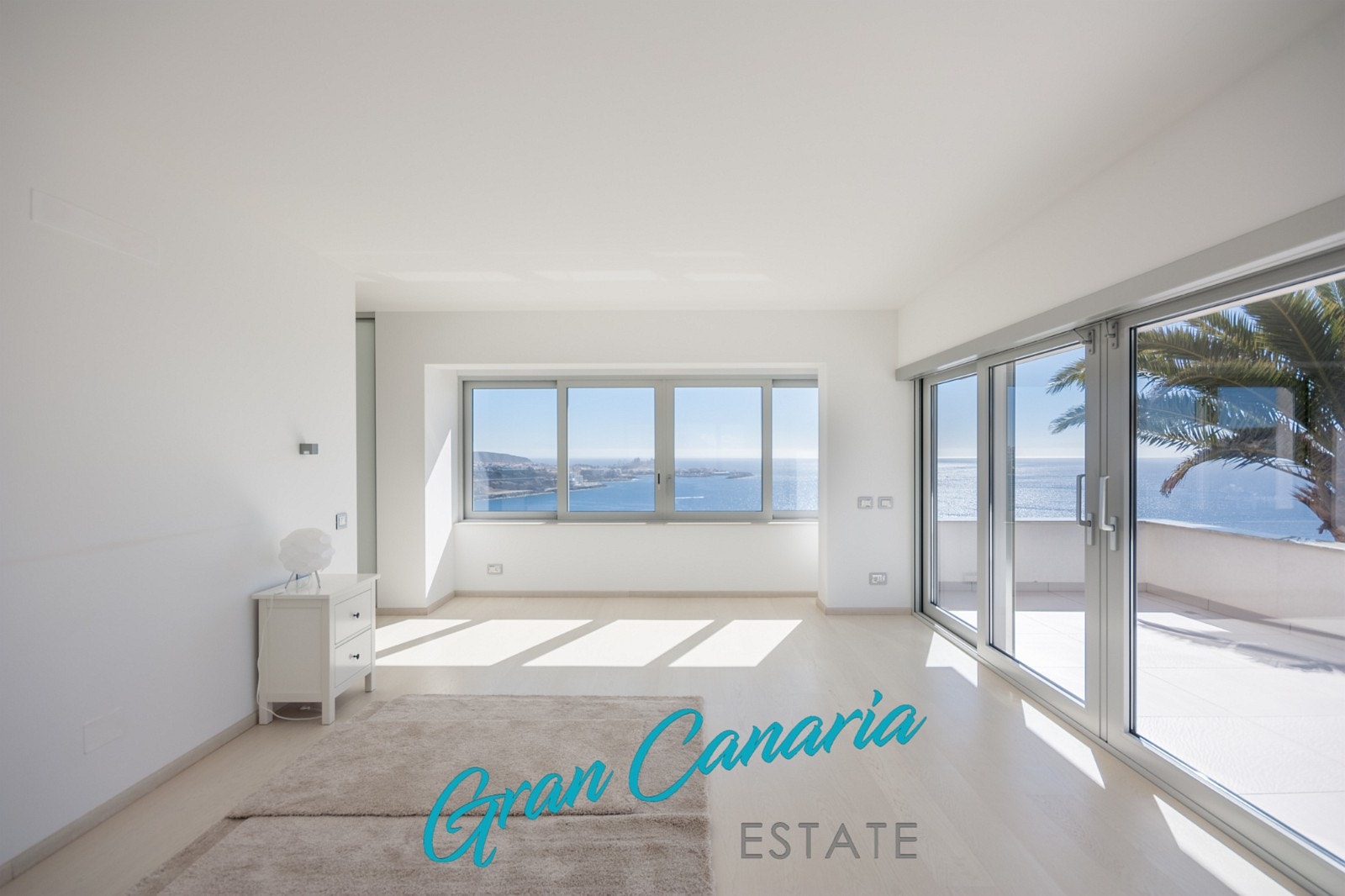 Samme soverom (et kamera kan umulig fange synsinntrykket herfra) Galleribilde