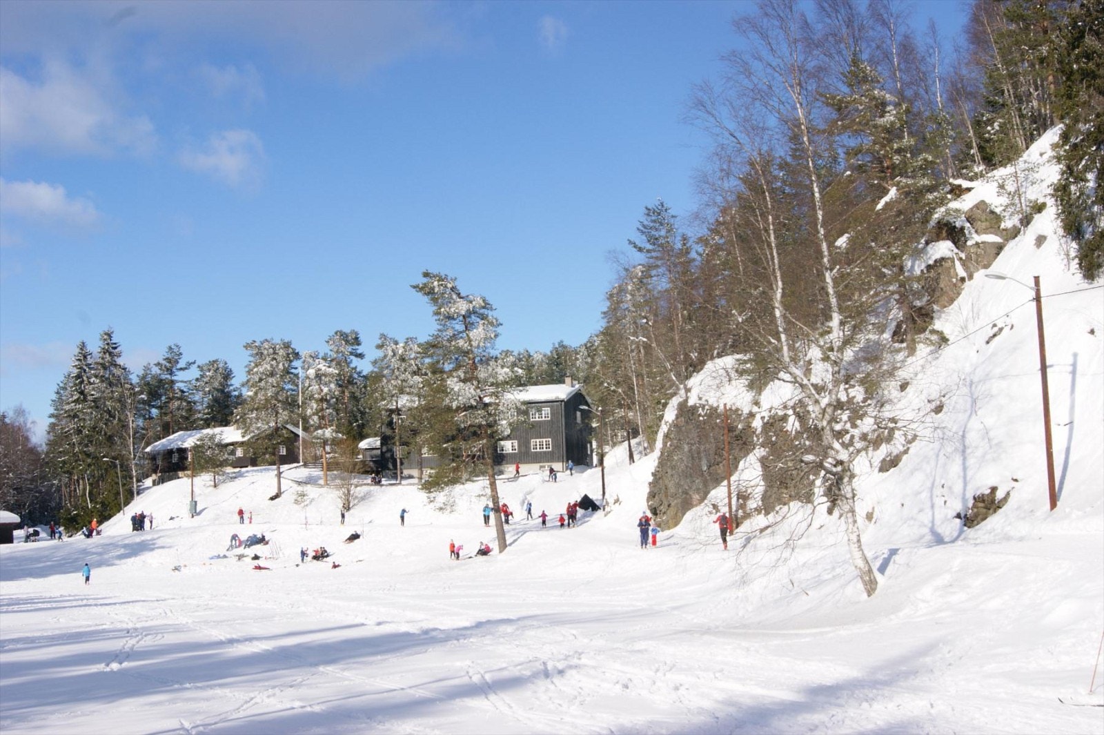 Linderudkollen - et yndet turmål sommer som vinter. Galleribilde