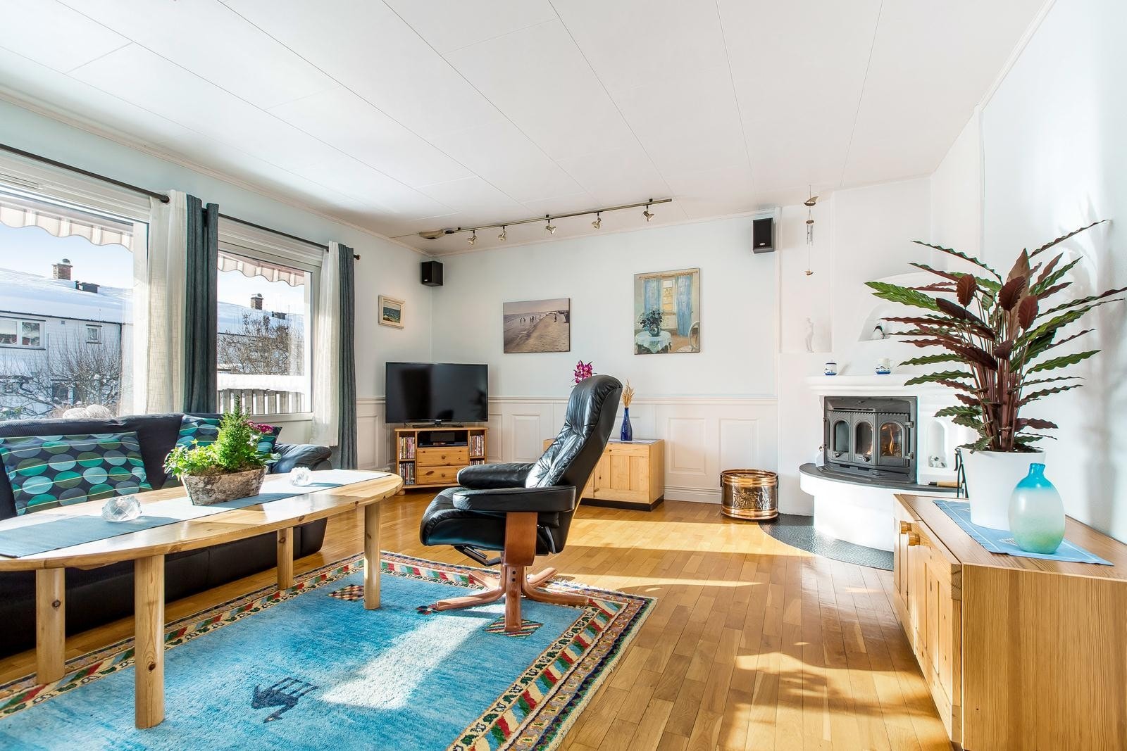 Lys og hyggelig stue Galleribilde