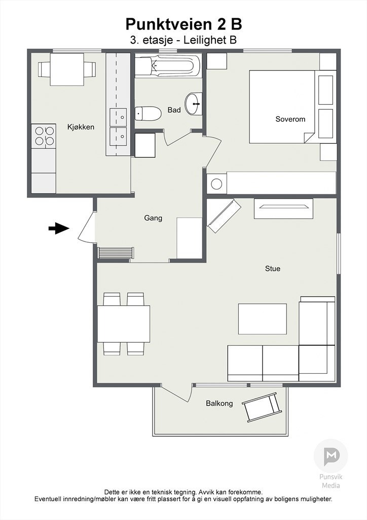 Punktveien 2 B 2D Galleribilde